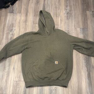 Carhartt Men's Green Hoodie